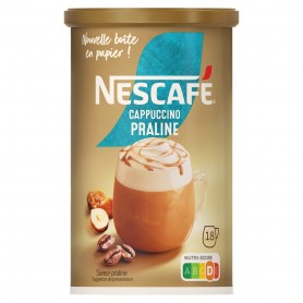NESCAFÉ Cappuccino Praline Café soluble, Boîte de 279g