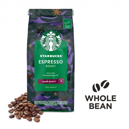 STARBUCKS Dark Espresso Roast Café en Grains 450g