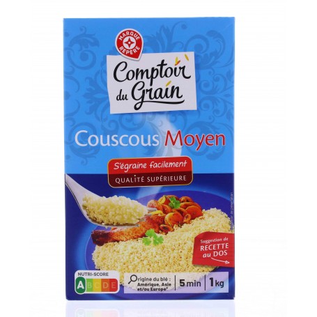 Couscous moyen 1kg COMPTOIR DU GRAIN