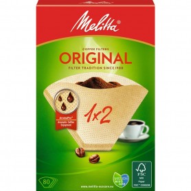 MELITTA FILTRES A CAFE ORIGINAL BRUN 1X2/80