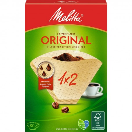 MELITTA FILTRES A CAFE ORIGINAL BRUN 1X2/80