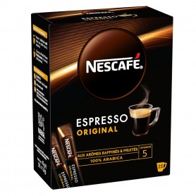 NESCAFÉ Espresso Original, Café Soluble 100% pur Arabica, 25x1,8g