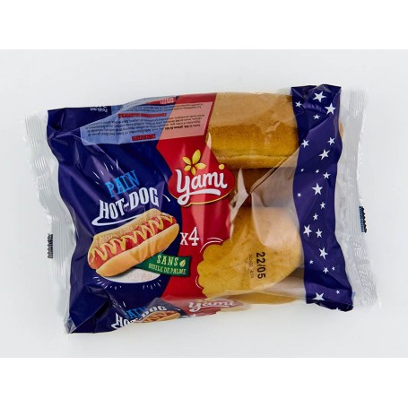 Pain Hot-Dog - YAMI - x4