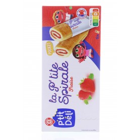 P'tites Spirales Fraise x6 - P'TIT DELI - 150g