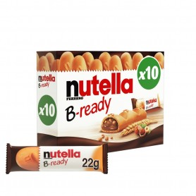 BISCUIT B-READY X10 NUTELLA 250G