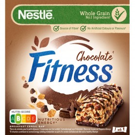 NESTLE FITNESS Barres de Céréales Chocolat 6x23,5g
