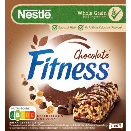 NESTLE FITNESS Barres de Céréales Chocolat 6x23,5g
