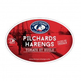 Pilchard Harengs Tomate  Huile - PETIT PIERRE - 367g