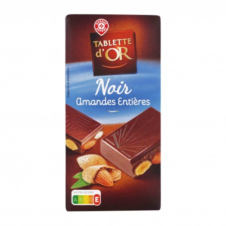 CHOCO NR AMANDES ENT 200G(1069084)