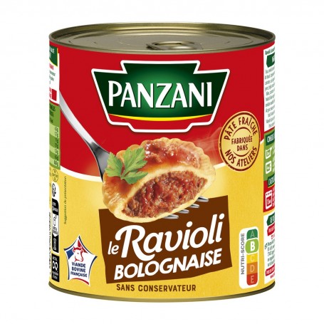 PANZANI - RAVIOLI SAUCE BOLOGNAISE 4/4 - 800g