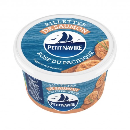 Rillettes de Saumon Démarche Responsable PETIT NAVIRE 125g