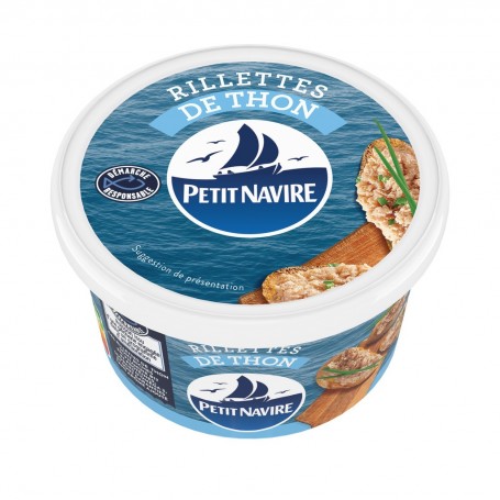 Rillettes de Thon Démarche Responsable PETIT NAVIRE 125g