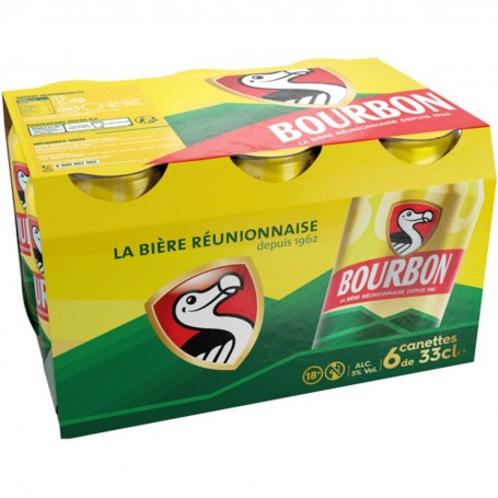 BIERE BOURBON PACK 33 CL 5 BOITE