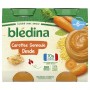 BLEDINA POTS Carottes Semoule Dinde 2x200g Dès 6 mois