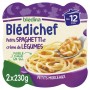BLEDINA BLEDICHEF Petits Spaghetti Crème de Légumes 2x230g dès 12 mois