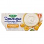 BLEDINA Douceur au Fromage Blanc et Mirabelle 4x100g de 8 à 36 mois