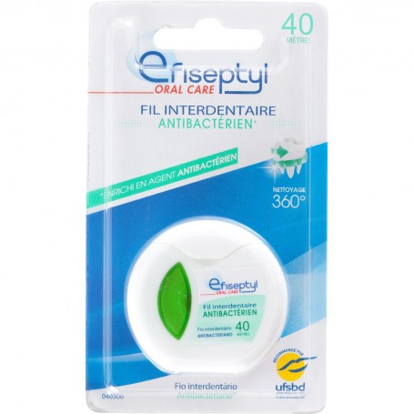 RUBAN INTERDENTAIRE ANTIBACTERIEN - 40M