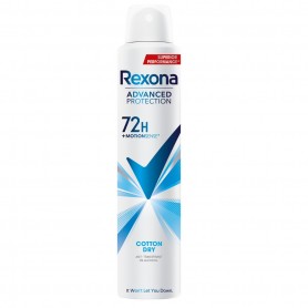 Rexona Déodorant Femme Spray Anti-Transpirant 72H Cotton Dry 200ml