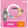 PURINA ONE Junior de 1 à 12 mois - au Poulet et aux Céréales Complètes - 1,5 KG - Croquettes pour chaton