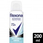 Rexona Déodorant Femme Spray Anti-Transpirant 72H Invisible Aqua 200ml