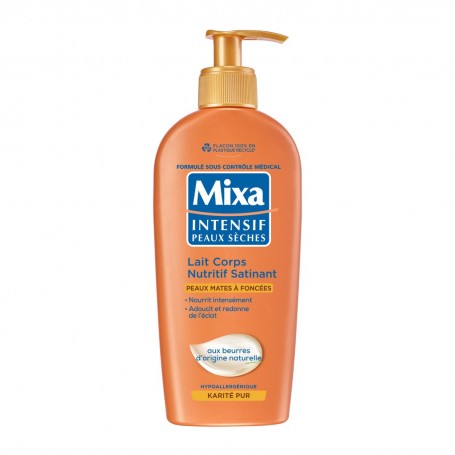 MIXA INTENSIF PEAUX SECHES LAIT NUTRITIF SATINANT AU KARITE 250ML