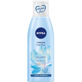 Lotion Tonique Visage Peaux normales à mixtes Lotus sacré NIVEA le flacon de 200ml