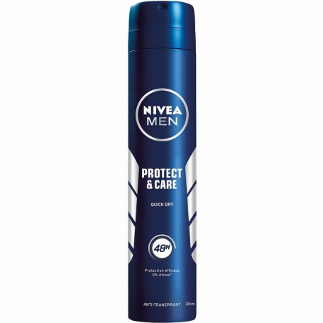 Déodorant Spray Homme Anti-transpirant Protect  Care NIVEA MEN le spray de 200ml