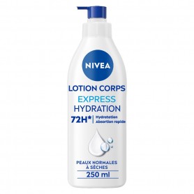 Lait Corps Fluide Hydratant Peaux sèches Minéraux Marins NIVEA le flacon de 250ml