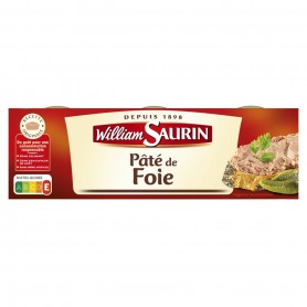 WILLIAM SAURIN - PATE DE FOIE 1/10 X 3