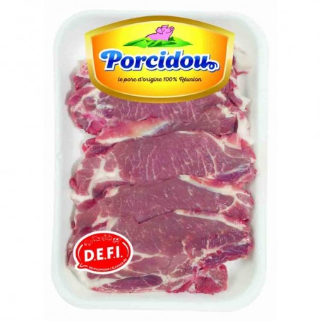 Cote échine de Porc x6 - PORCIDOU - 800g