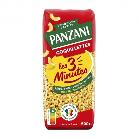 PANZANI COQUILLETTES 3 MINUTES 500G