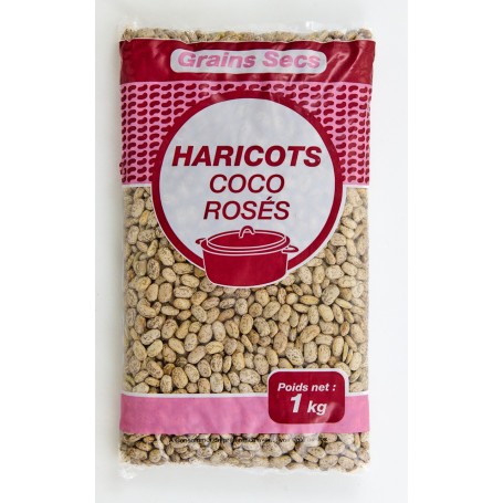Haricots coco rosés - 1 kg