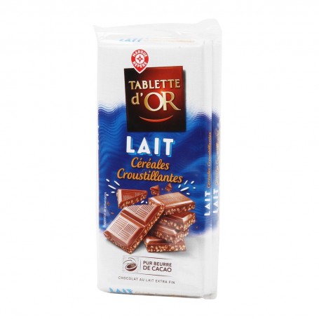 CHOCO LAIT ET RIZ CROUST 2X100G(1050002)