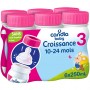 Lait de croissance bébé Candia Baby 3ème âge - 6x25cl