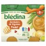 BLEDINA POTS SALES Jardinière de légumes Poulet 2x200g Dès 8 mois