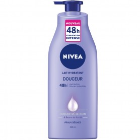 Lait Corps Hydratant Peaux sèches Douceur Beurre Karité NIVEA le flacon de 400ml