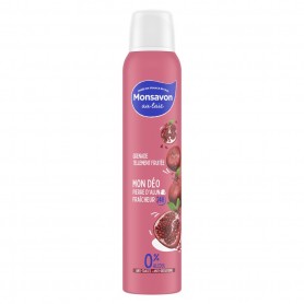 Monsavon Déodorant Femme Spray Grenade Tellement Fraîche 200ml