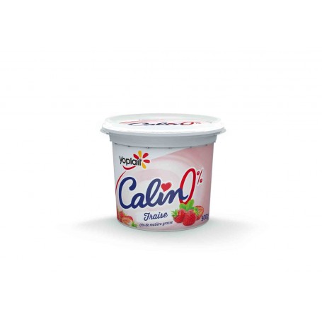 Fromage blanc fraise 0% - SILHOUETTE - 500g
