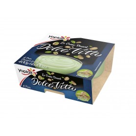 Crème dessert pistache x4 - DOLCE VITA - 400g