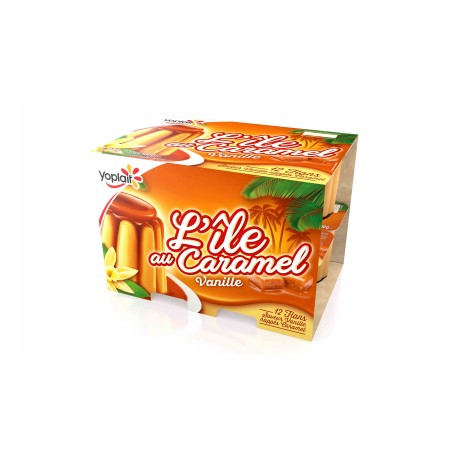 Flan x12 - L'ÎLE AU CARAMEL - 1,2kg