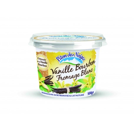 Fromage blanc vanille de Bourbon - PITON DES NEIGES - 500g