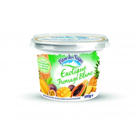 Fromage blanc aux fruits exotiques - PITON DES NEIGES - 500g