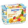 Yaourt mangue, ananas, pêche, poire x12 - DANONE - 1,5kg