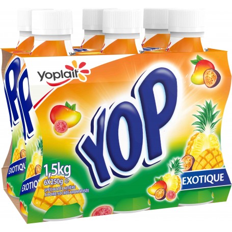 Yop fruits exotiques - 6x250g