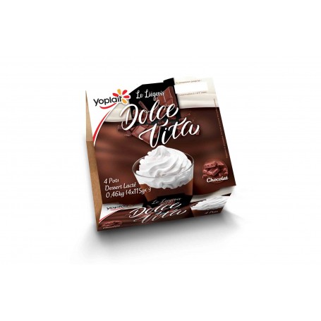 Dessert le liégeois chocolat x4 - DOLCE VITA - 460g