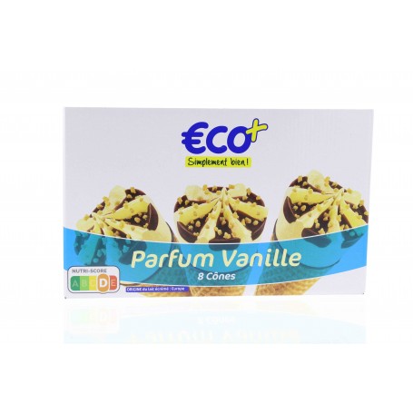 CONES VANILLE X8 556G(1057140)