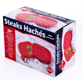 STEACK HACHE 20% GAMGELX10 1KG
