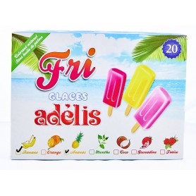 Glaces en bâtonnets x20 - ADELIS - 1L