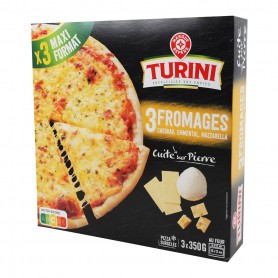 Pizzas 3 Fromages - TURINI - 3x350g (1050g)