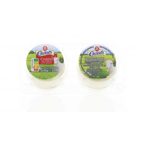 CROTTIN DE CHEVRE 24%MG 2X60G(1039700)